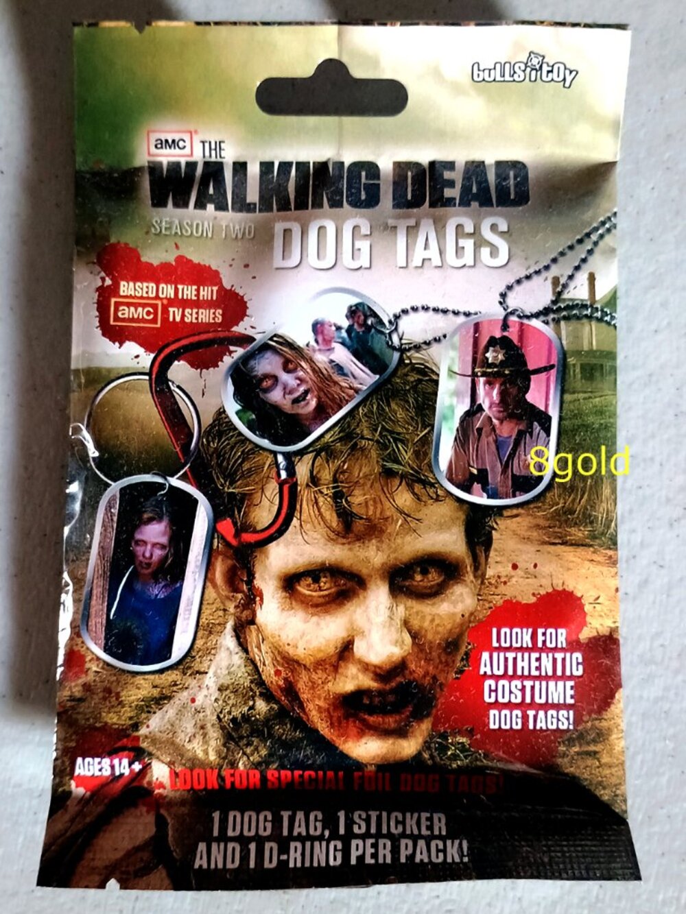 AMC The Walking Dead Season 2 Dog Tag Blind Pack Single Sealed 2012 Collectible